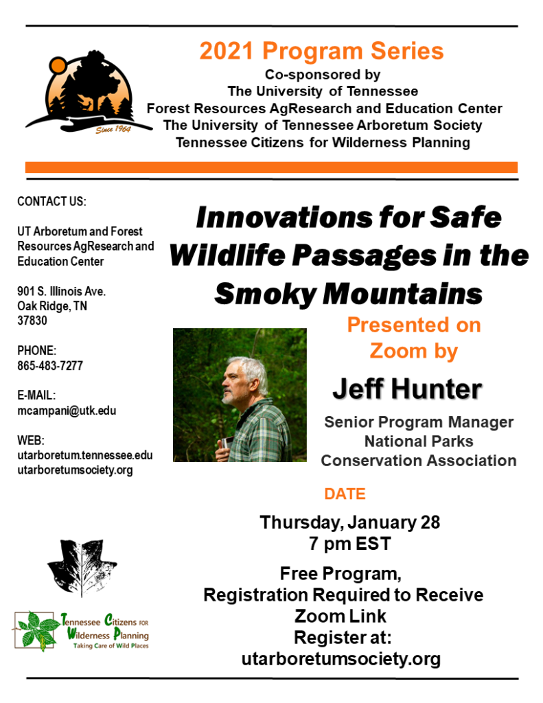 Flyer for January 28 program