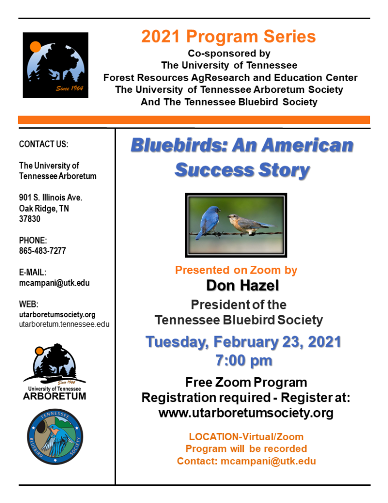 Flyer for Bluebird Program