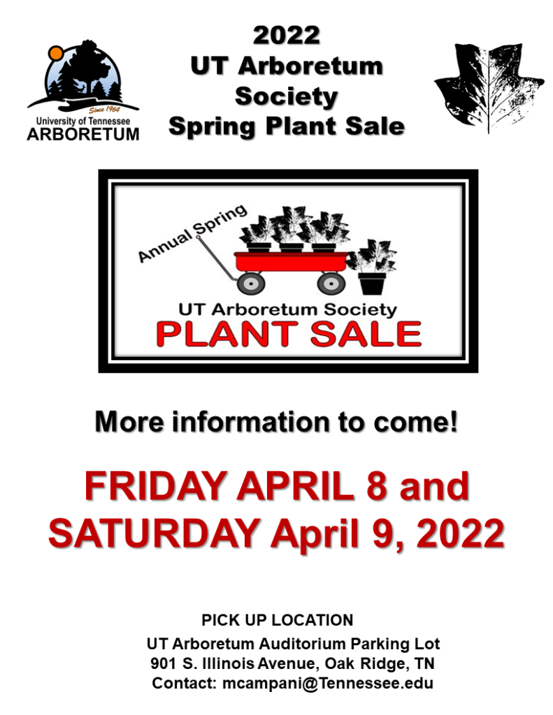 Spring Plant Sale 2022 flyer