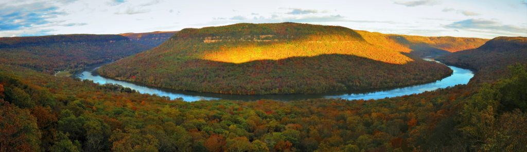 Tennessee River Gorge in autumn