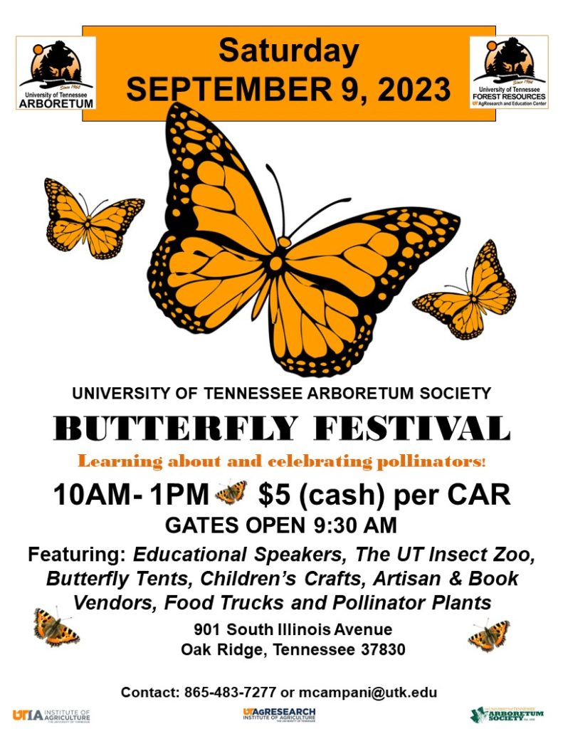 Flyer for 2023 Butterfly Festival